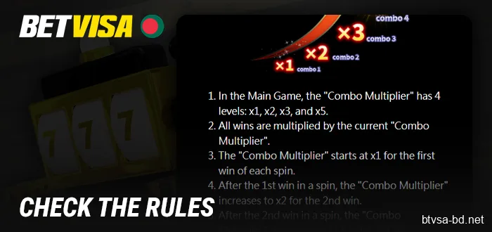 Check out the slot rules at Betvisa Bangladesh