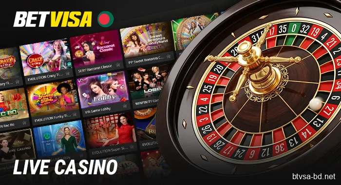 Live Dealer Games at BetVisa Bangladesh
