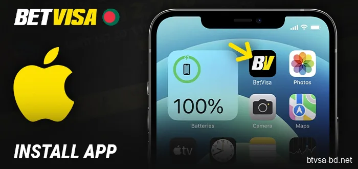 Use the BetVisa app on your iOS device