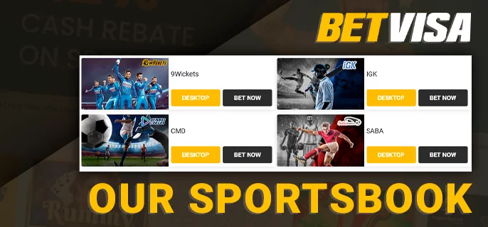 Sports betting section on the BetVisa site - about sports betting