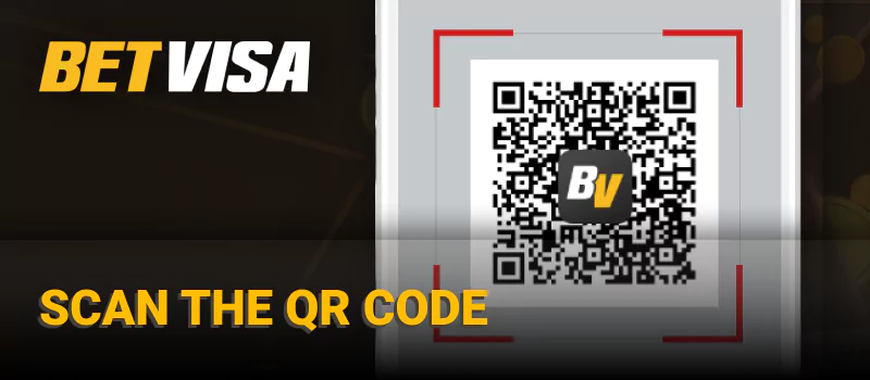 Scan Betvisa QR code